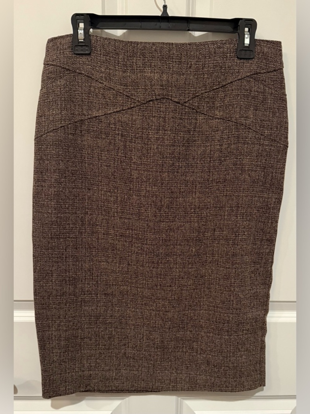 7th Avenue Brown Tweed Blazer & Skirt Suit Set - Brown - Picture 9 of 13